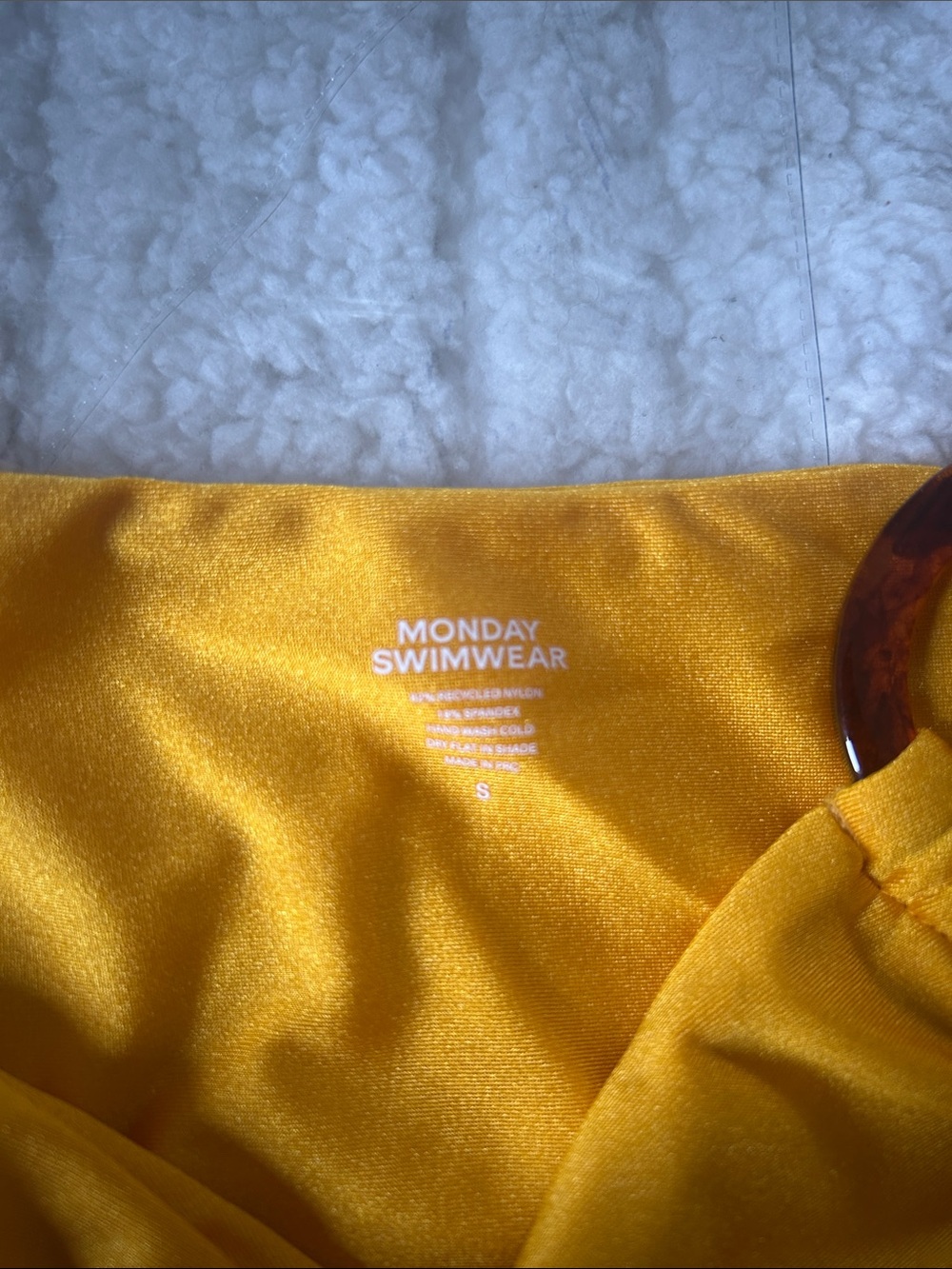 Monday Swimwear Bronte Ring Bottom Mango Shiny - Picture 7 of 7